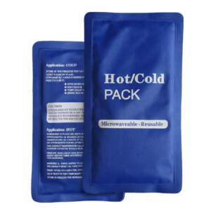 Compresa de gel frío y caliente reutilizable